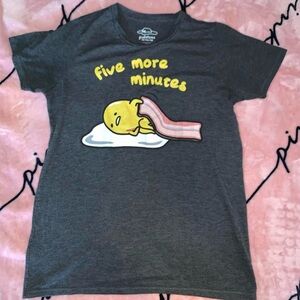 Mighty Fine Sanrio Gudetama t-shirt, Unisex Large